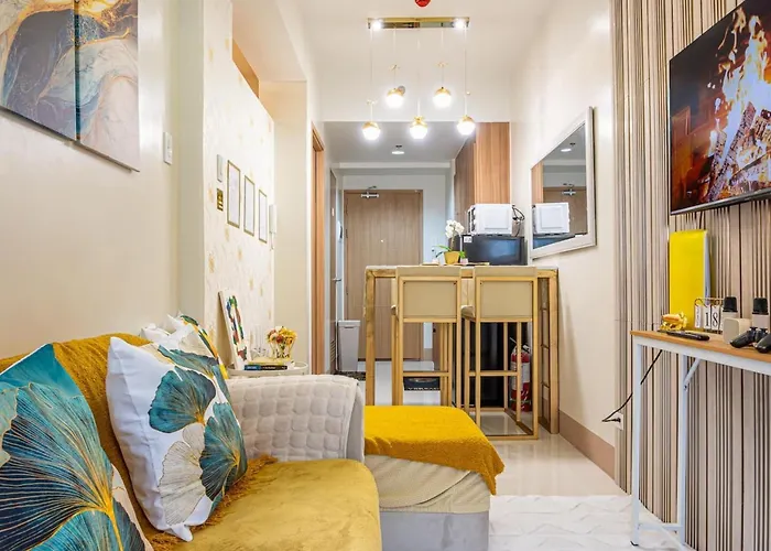 1br Near Moa Balcony & Wi-fi * Manila